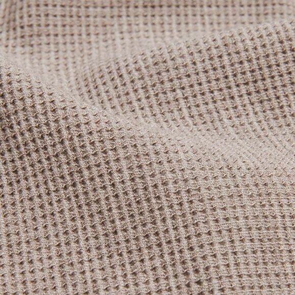 Lululemon Scuba Mid-Rise Wide-Leg Pant Waffle- Heathered Warm Ash Grey - Small P - Picture 5 of 14